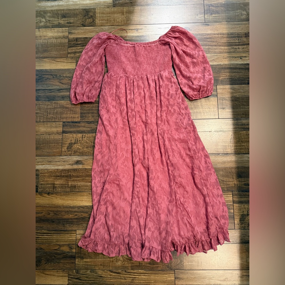 Rose Gold maxi dress
